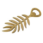 Heavy Duty Brass Flat Bottle Opener Solid Easy to Use Best Bottle Opener-Leaf