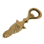 Heavy Duty Brass Flat Bottle Opener Solid Easy to Use Best Bottle Opener- Solid