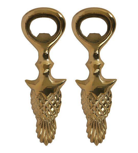Heavy Duty Brass Flat Bottle Opener Solid Easy to Use Best Bottle Opener- Solid