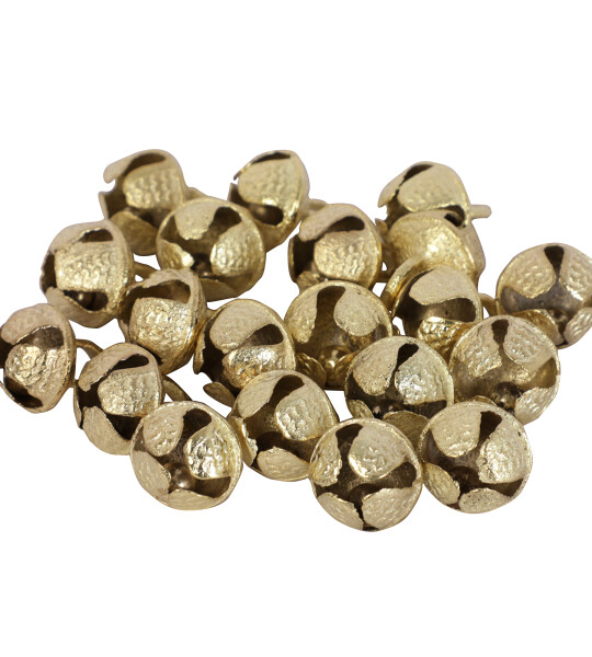 Indian Sleigh Bells Brass Bells 1 in Jingle Bells for Home Door Décor, Crafts, Chimes, Christmas Décor
