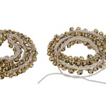 Indian Classical Kathak Ghungroo Pair 16 No. Big Bells Tied with Cotton Cord For Anklet Musical Instrument-100 Bells
