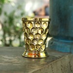 Brass Mint Julep Cup Goblet Tumbler Capacity-350 ML SET OF 3