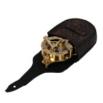 Magnetic Compass with Beautiful Brass Finish Sundial Sun Clock 3 Inch Navigation Pocket Compass