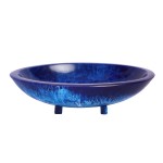 Draining Soap Dish Premium Resin Soap Holder Soap Saver Easy Clean with a Little Water Extend Soap Life (Blue)